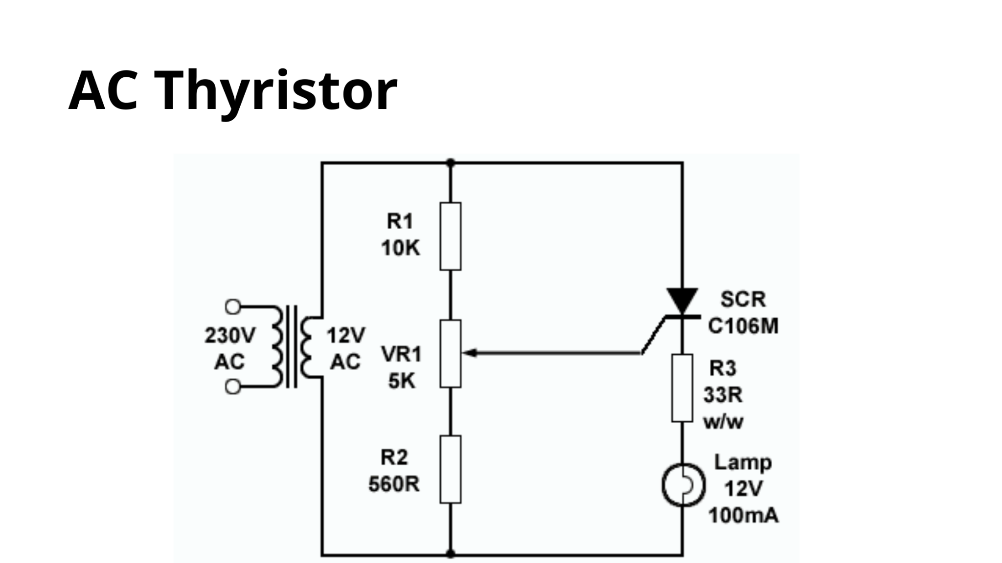 AC thyristor